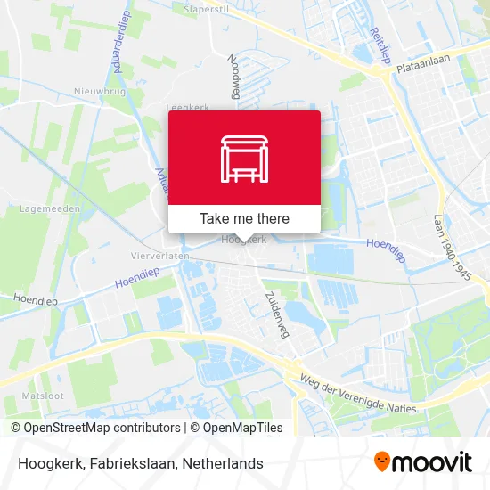 Hoogkerk, Fabriekslaan map