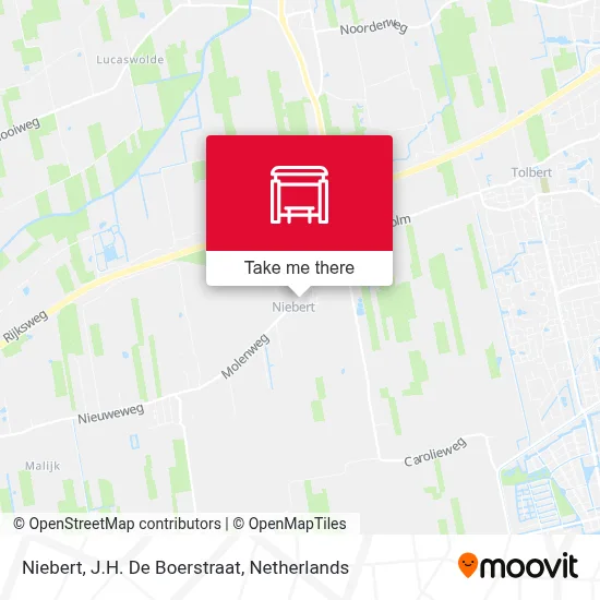 Niebert, J.H. De Boerstraat map