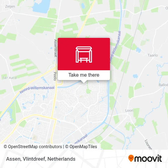 Assen, Vlintdreef map