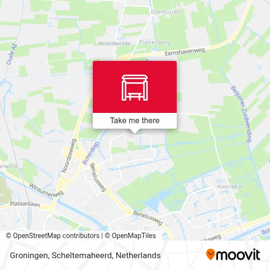 Groningen, Scheltemaheerd map