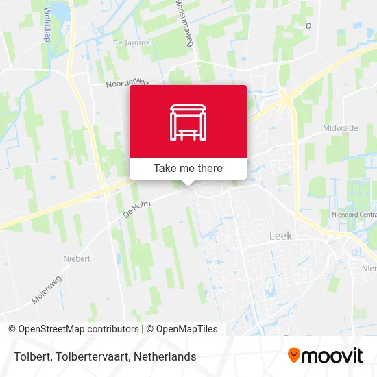 Tolbert, Tolbertervaart map