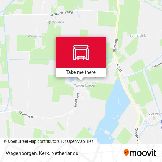 Wagenborgen, Kerk map