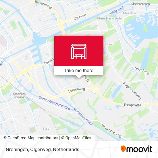 Groningen, Olgerweg map