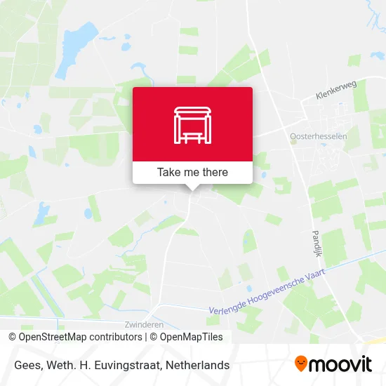 Gees, Weth. H. Euvingstraat map
