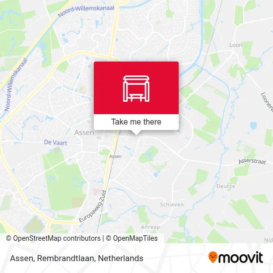 Assen, Rembrandtlaan map