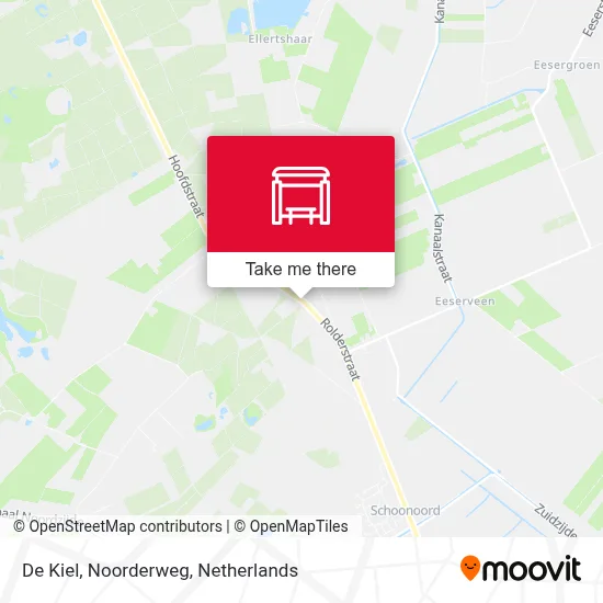 De Kiel, Noorderweg map