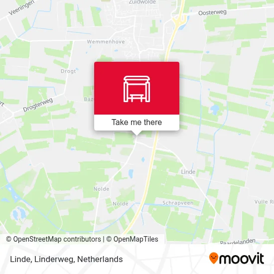 Linde, Linderweg map