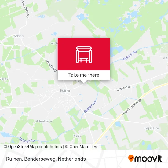 Ruinen, Benderseweg map