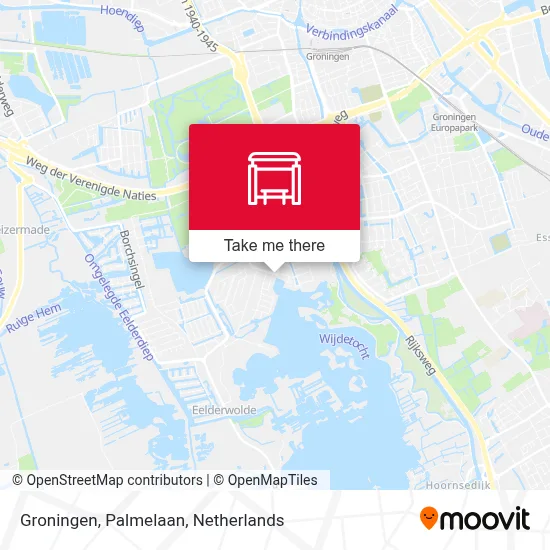 Groningen, Palmelaan map