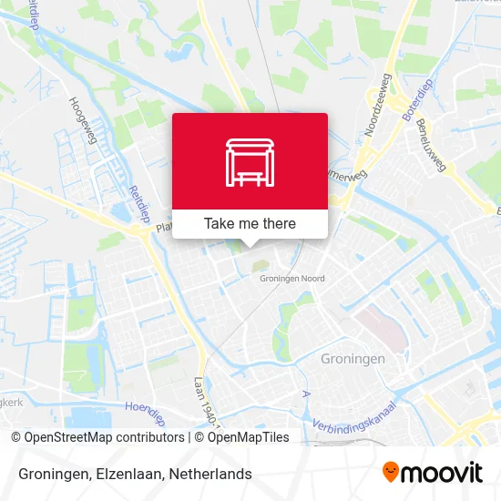 Groningen, Elzenlaan map