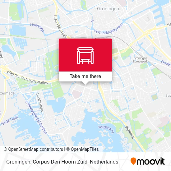 Groningen, Corpus Den Hoorn Zuid map