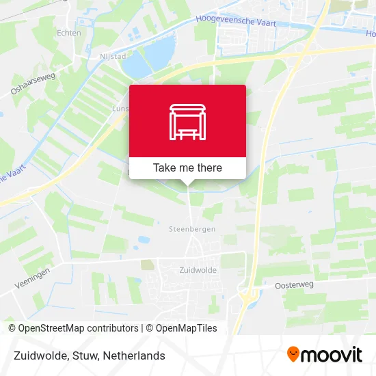 Zuidwolde, Stuw Karte