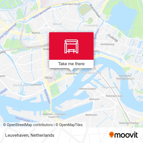 Leuvehaven map