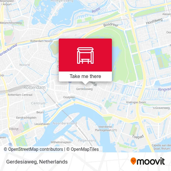 Gerdesiaweg map