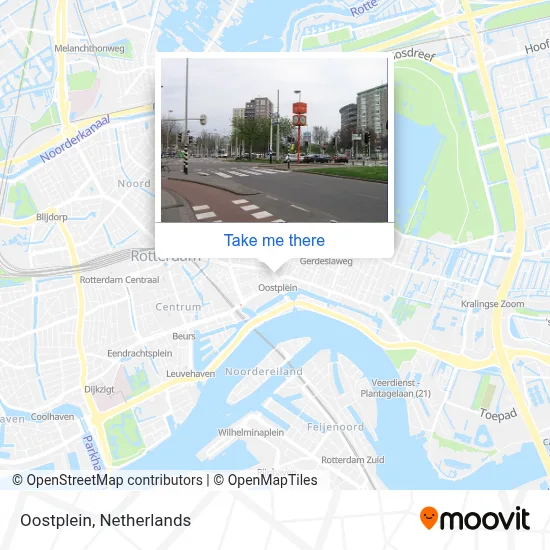 Oostplein Karte