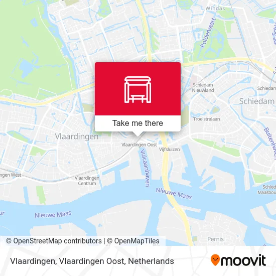 Vlaardingen, Vlaardingen Oost map