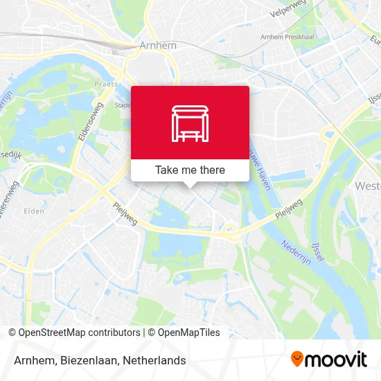 Arnhem, Biezenlaan map