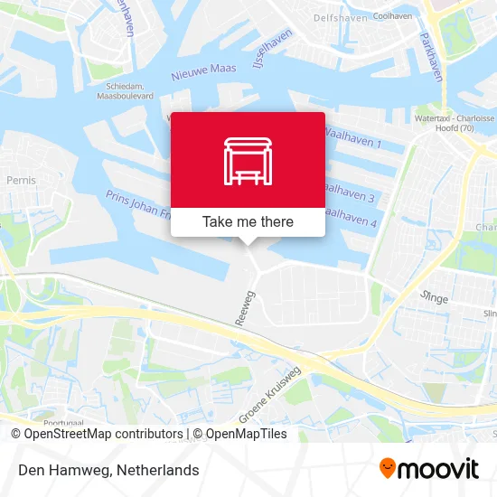 Den Hamweg Karte