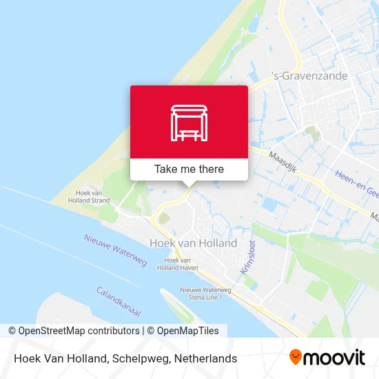 Hoek Van Holland, Schelpweg map