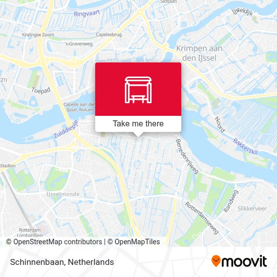 Schinnenbaan map