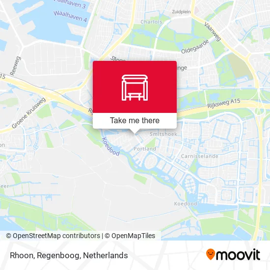 Rhoon, Regenboog map