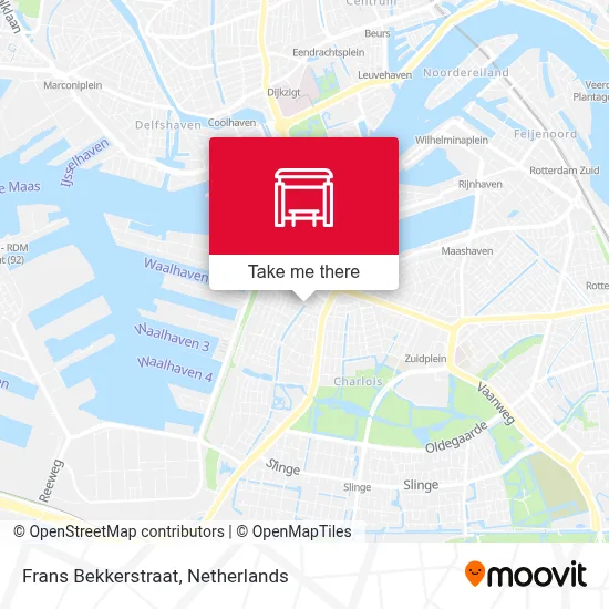 Frans Bekkerstraat Karte