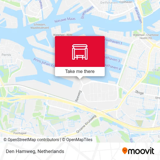 Den Hamweg Karte