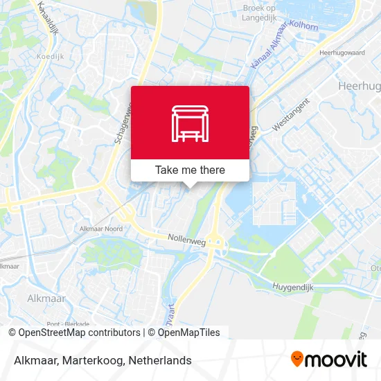 Alkmaar, Marterkoog map