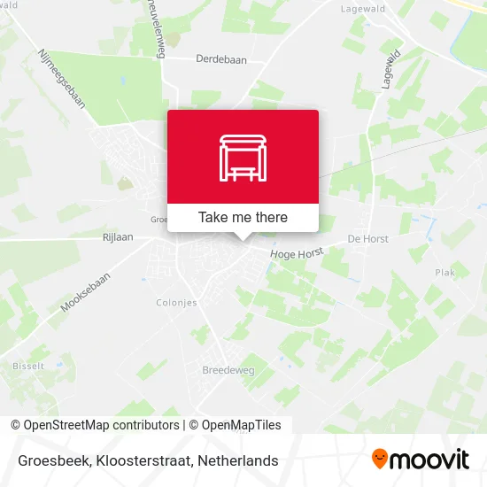 Groesbeek, Kloosterstraat map