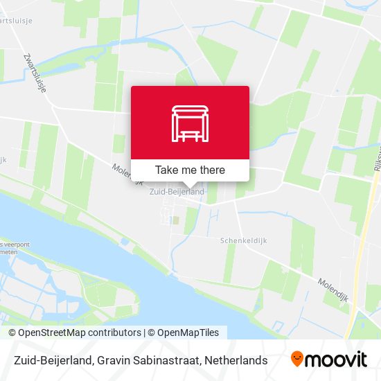 Zuid-Beijerland, Gravin Sabinastraat map