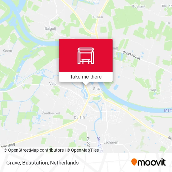 Grave, Busstation map