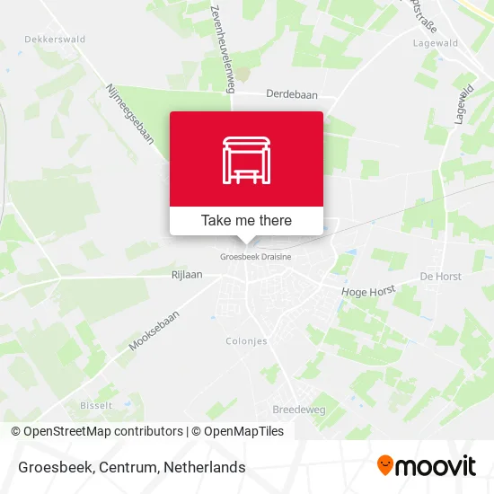 Groesbeek, Centrum map