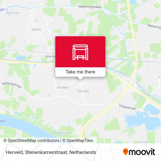 Herveld, Stenenkamerstraat map