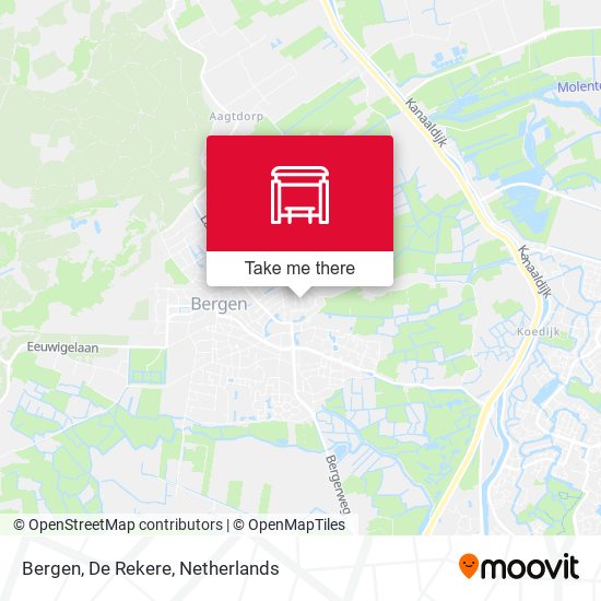 Bergen, De Rekere map