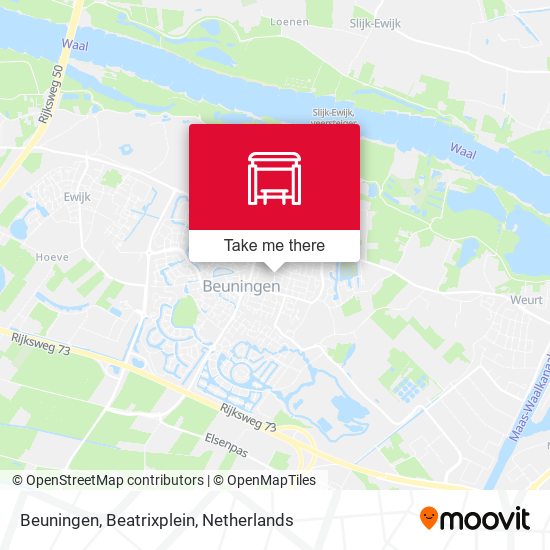Beuningen, Beatrixplein map
