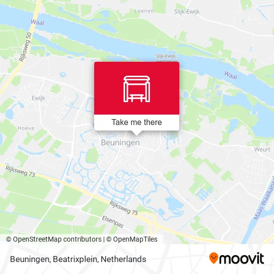 Beuningen, Beatrixplein map