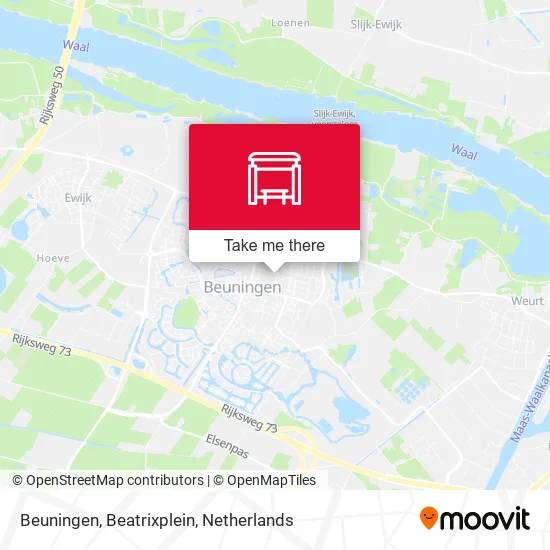 Beuningen, Beatrixplein map