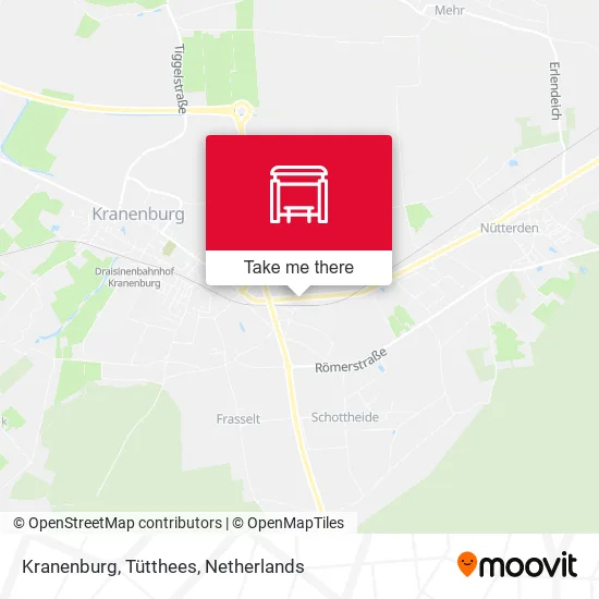 Kranenburg, Tütthees map