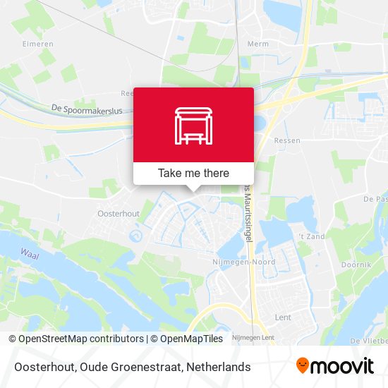 Oosterhout, Oude Groenestraat Karte