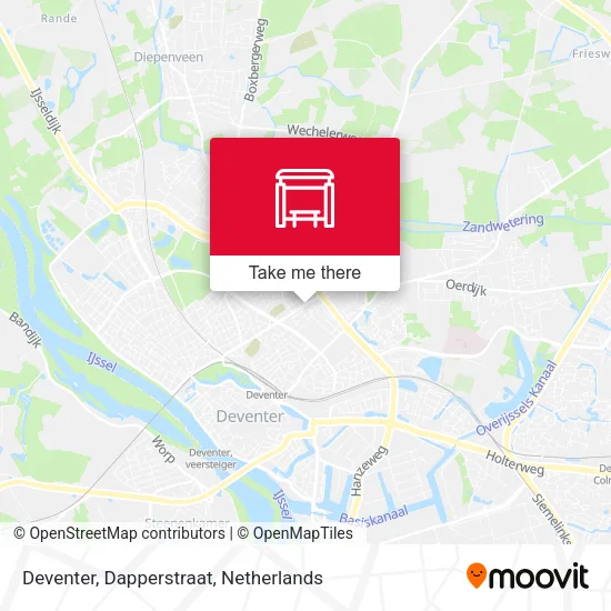 Deventer, Dapperstraat map