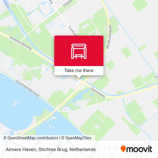 Almere Haven, Stichtse Brug map