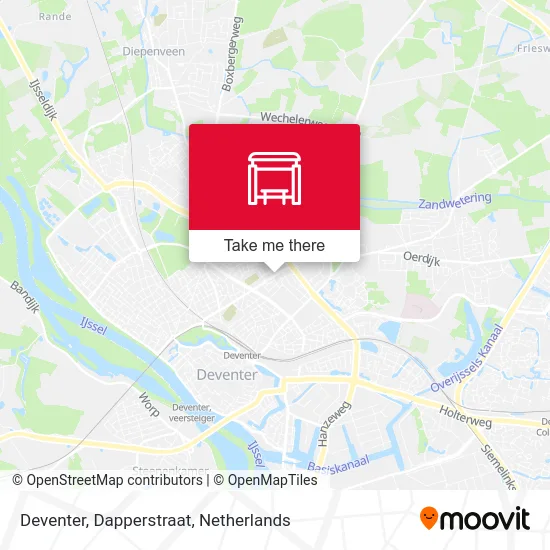 Deventer, Dapperstraat map