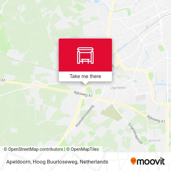 Apeldoorn, Hoog Buurloseweg map