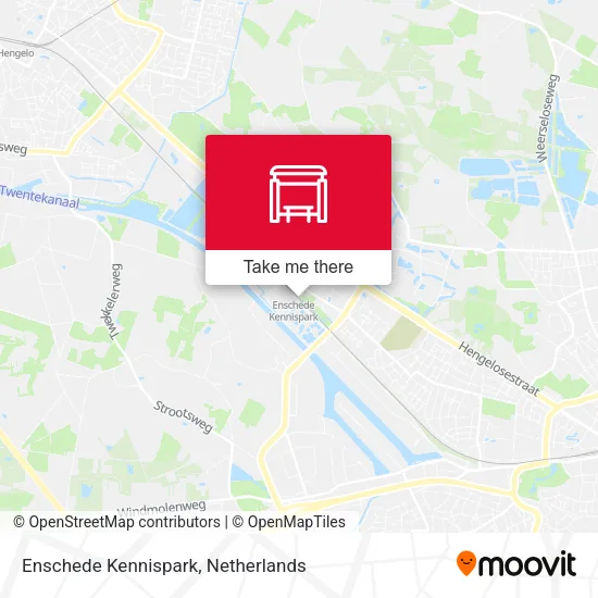 Enschede Kennispark map