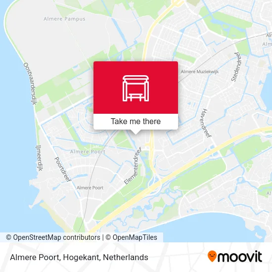 Almere Poort, Hogekant map