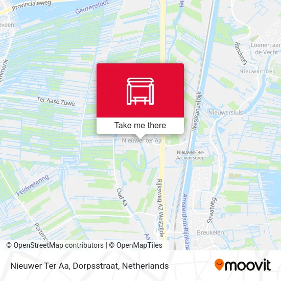 Nieuwer Ter Aa, Dorpsstraat map