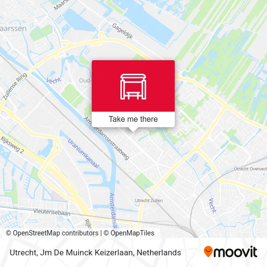 Utrecht, Jm De Muinck Keizerlaan map