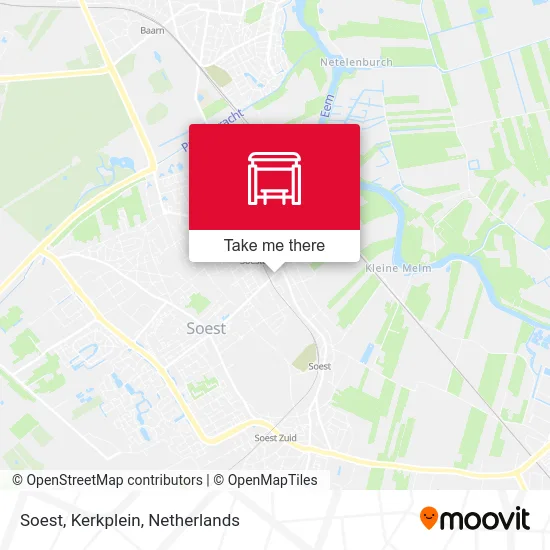 Soest, Kerkplein Karte