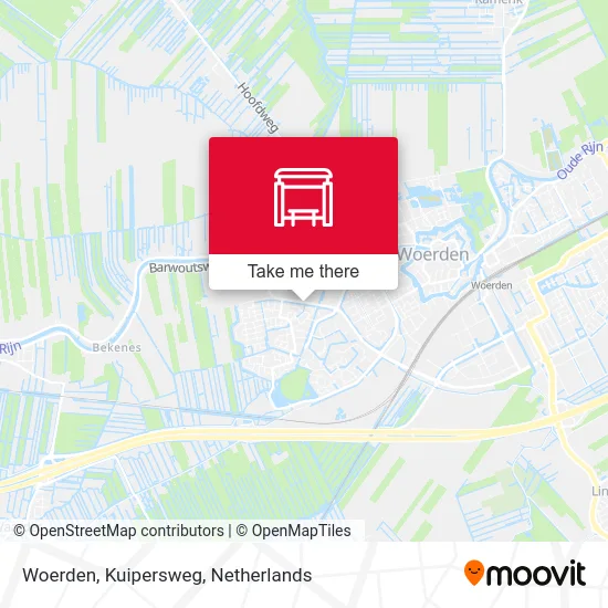 Woerden, Kuipersweg map