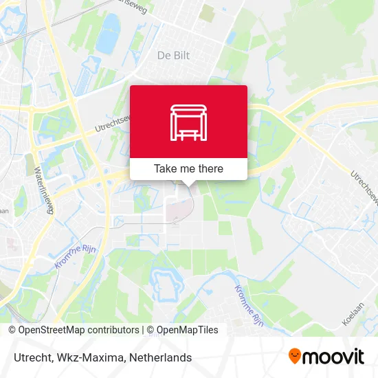 Utrecht, Wkz-Maxima map